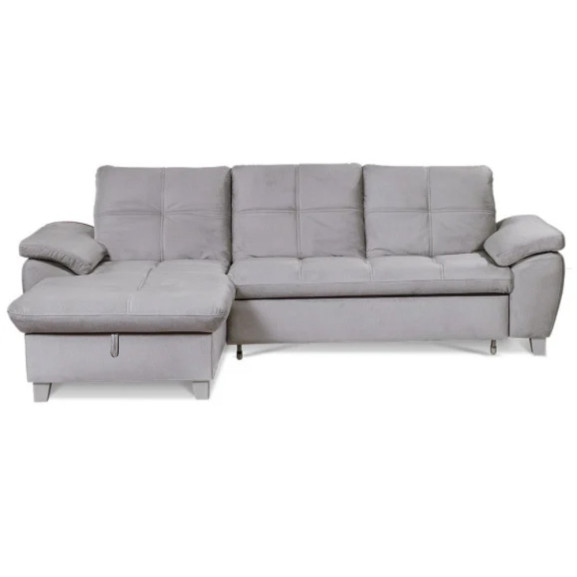 Coltar Extensibil Cu Insula Sevilia Lux, 5 Locuri, Tetiere Reglabile, 272 Cm