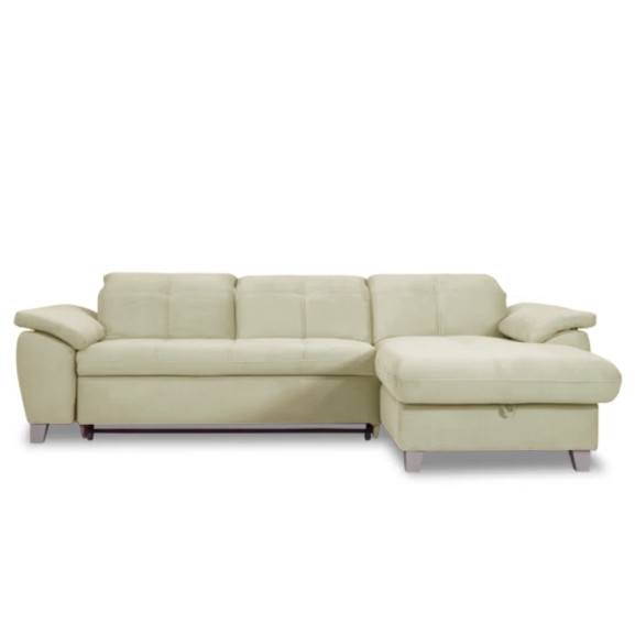 Coltar Extensibil Cu Insula Sevilia Lux, 5 Locuri, Tetiere Reglabile, 272 Cm
