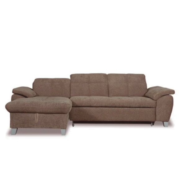 Coltar Extensibil Cu Insula Sevilia Lux, 5 Locuri, Tetiere Reglabile, 272 Cm