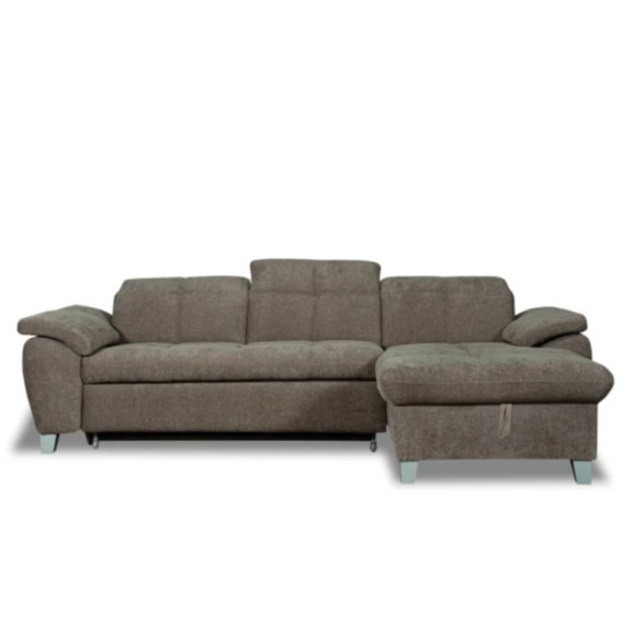 Coltar Extensibil Cu Insula Sevilia Lux, 5 Locuri, Tetiere Reglabile, 272 Cm