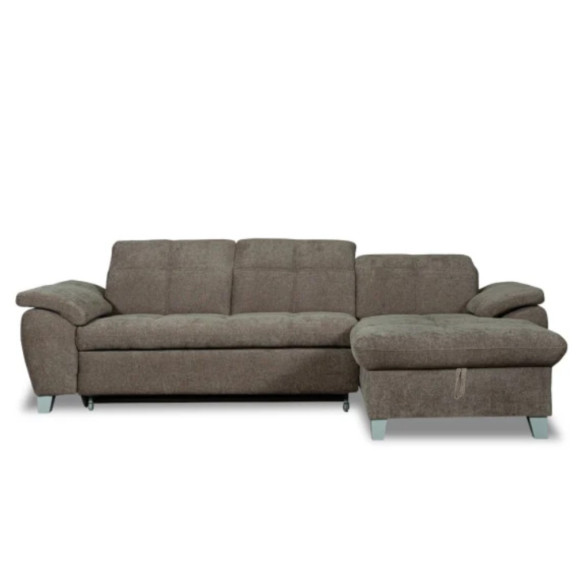 Coltar Extensibil Cu Insula Sevilia Lux, 5 Locuri, Tetiere Reglabile, 272 Cm