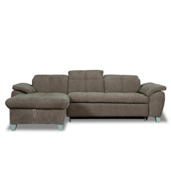 Coltar Extensibil Cu Insula Sevilia Lux, 5 Locuri, Tetiere Reglabile, 272 Cm
