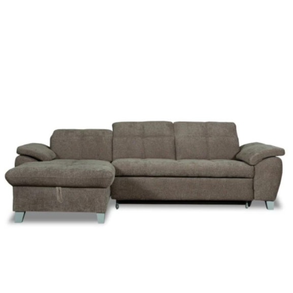 Coltar Extensibil Cu Insula Sevilia Lux, 5 Locuri, Tetiere Reglabile, 272 Cm