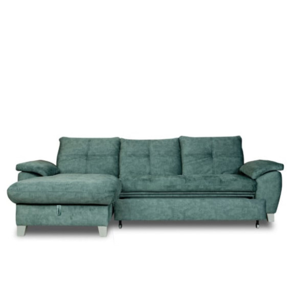 Coltar Extensibil Cu Insula Sevilia Lux, 5 Locuri, Tetiere Reglabile, 272 Cm