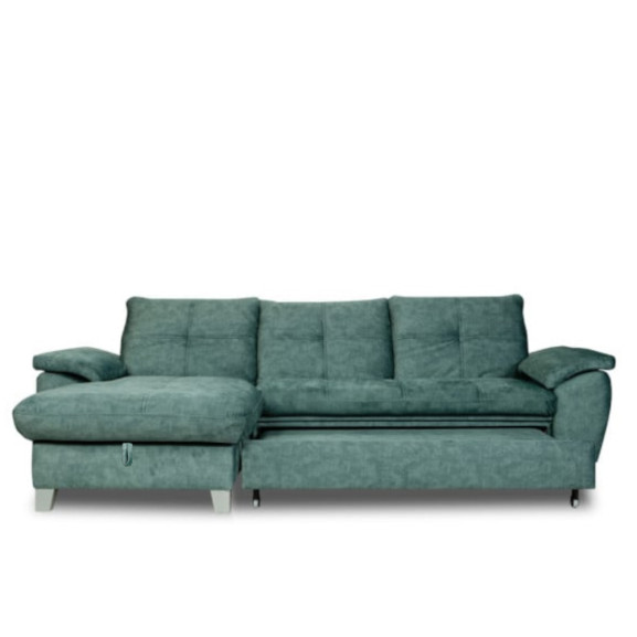 Coltar Extensibil Cu Insula Sevilia Lux, 5 Locuri, Tetiere Reglabile, 272 Cm