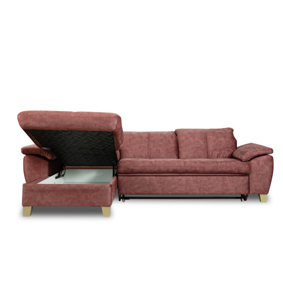 Coltar Extensibil Cu Insula Sevilia Lux, 5 Locuri, Tetiere Reglabile, 272 Cm
