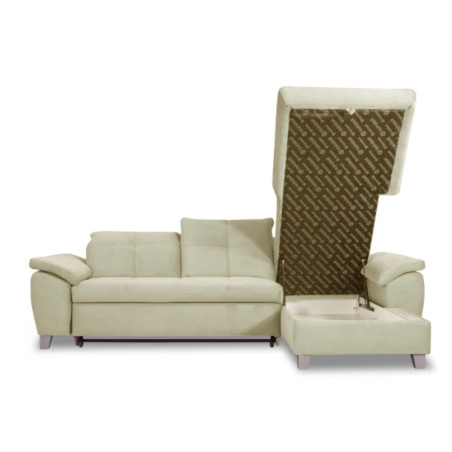 Coltar Extensibil Cu Insula Sevilia Lux, 5 Locuri, Tetiere Reglabile, 272 Cm-01