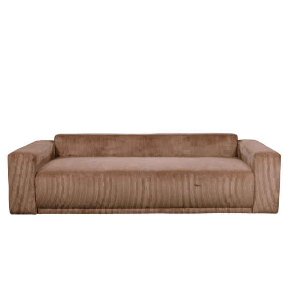 Canapea Extensibila Otis, 3 locuri, Lada Depozitare, Maro, 240 Cm