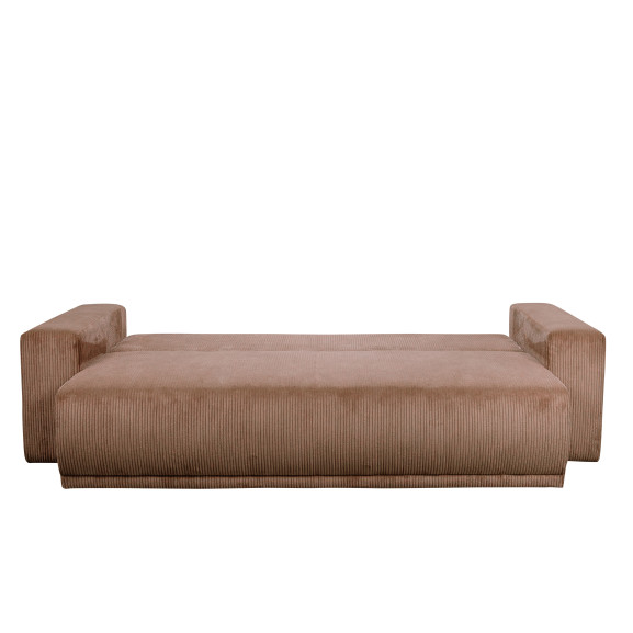 Canapea Extensibila Otis, 3 locuri, Lada Depozitare, Maro, 240 Cm