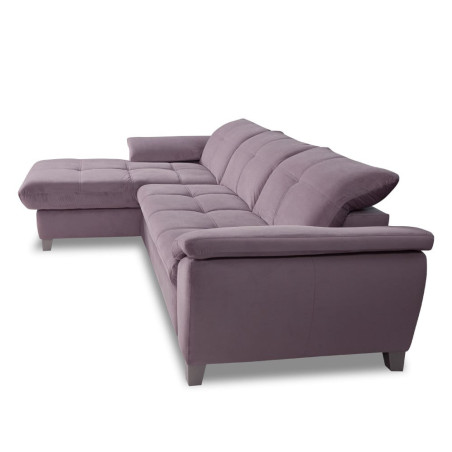 Coltar Extensibil Cu Insula Sevilia Lux, 5 Locuri, Tetiere Reglabile, 272 Cm-01