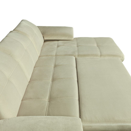 Coltar Extensibil Cu Insula Sevilia Lux, 5 Locuri, Tetiere Reglabile, 272 Cm-01
