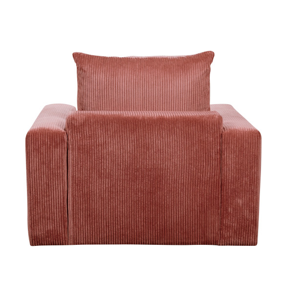 Fotoliu fix Otis, Burgundy deschis, 110 Cm