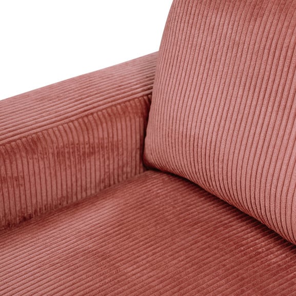 Fotoliu fix Otis, Burgundy deschis, 110 Cm