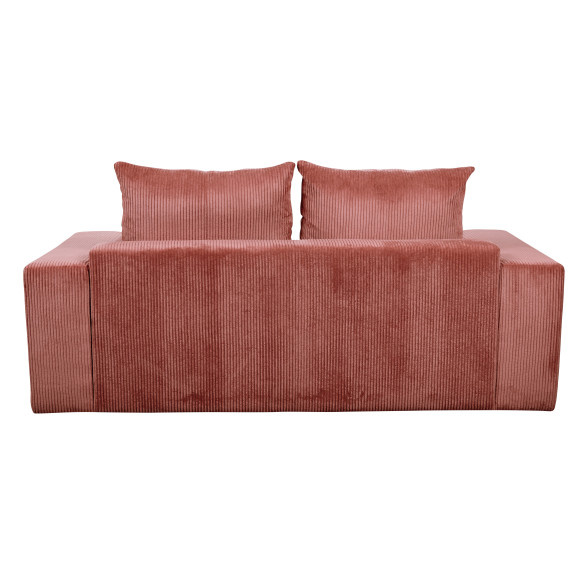 Canapea fixa Otis, 2 locuri, Burgundy deschis