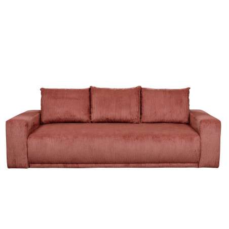 Canapea Extensibila Otis, 3 locuri, Lada Depozitare, Burgundy Deschis-01
