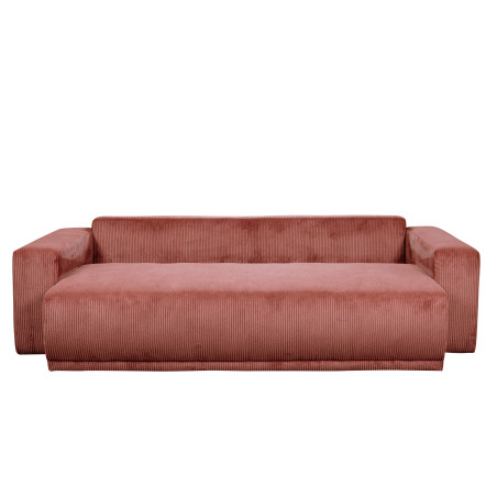 Canapea Extensibila Otis, 3 locuri, Lada Depozitare, Burgundy Deschis-01