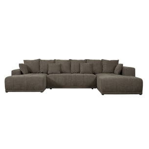 Coltar U Extensibil Otis Dreapta, 6 Locuri, Lada Depozitare, Maro, 357 Cm