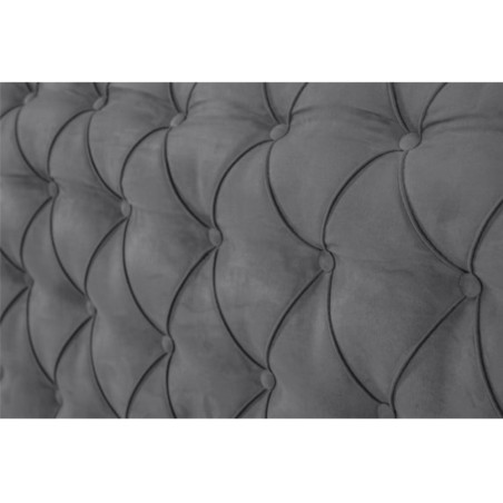 Pat Tapitat Cu Somiera Rabatabila Saint Tropez, Gri inchis, Dimensiune Saltea 140 x 200 Cm-01