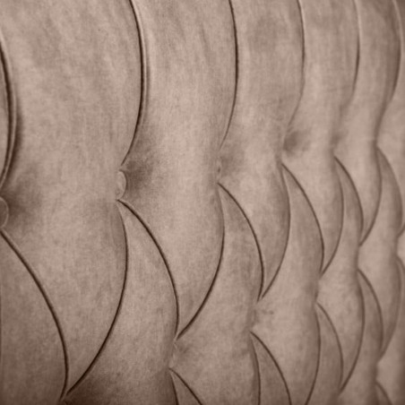 Pat Tapitat Verona Dimensiune Saltea 180 x 200 Cm,  Cu Somiera Rabatabila Maro-01