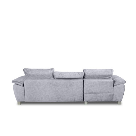 Coltar Extensibil Cu Insula Stanga Sevilia Lux, Lada Depozitare, 5 Locuri, Tetiere Reglabile, Gri Inchis 272 Cm-01