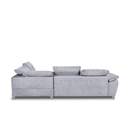 Coltar Extensibil Cu Otoman Mic Dreapta Sevilia Lux, Lada Depozitare, 5 Locuri, Tetiere Reglabile, Gri Inchis, 280 Cm-01