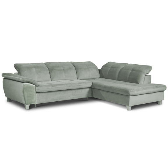 Coltar Extensibil Cu Otoman Mic 5 Locuri, Tetiere Reglabile, 280 Cm