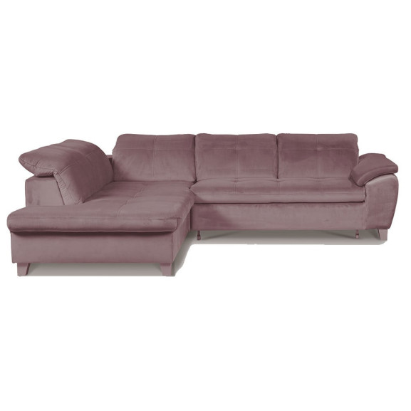 Coltar Extensibil Cu Otoman Mic 5 Locuri, Tetiere Reglabile, 280 Cm