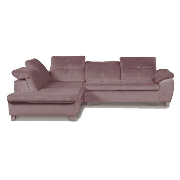 Coltar Extensibil Cu Otoman Mic 5 Locuri, Tetiere Reglabile, 280 Cm