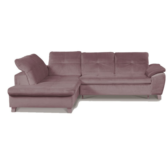 Coltar Extensibil Cu Otoman Mic 5 Locuri, Tetiere Reglabile, 280 Cm