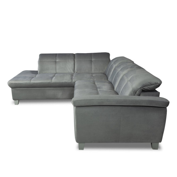 Coltar Extensibil Cu Otoman Mic 5 Locuri, Tetiere Reglabile, 280 Cm