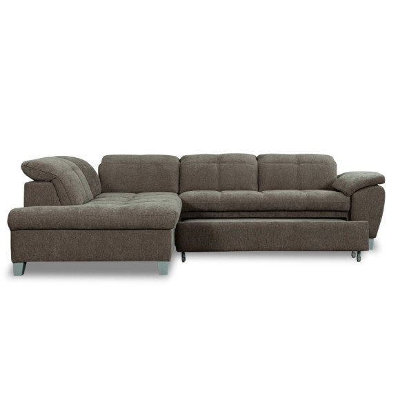 Coltar Extensibil Cu Otoman Mic 5 Locuri, Tetiere Reglabile, 280 Cm