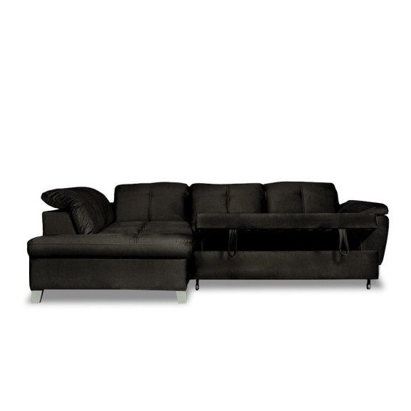 Coltar Extensibil Cu Otoman Mic 5 Locuri, Tetiere Reglabile, 280 Cm