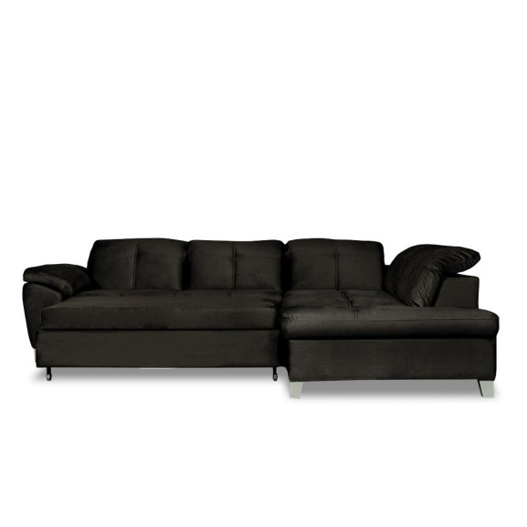 Coltar Extensibil Cu Otoman Mic 5 Locuri, Tetiere Reglabile, 280 Cm