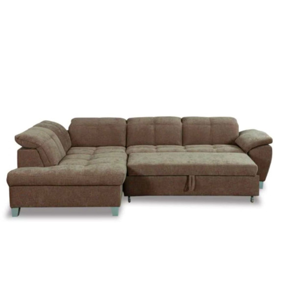 Coltar Extensibil Cu Otoman Mic 5 Locuri, Tetiere Reglabile, 280 Cm