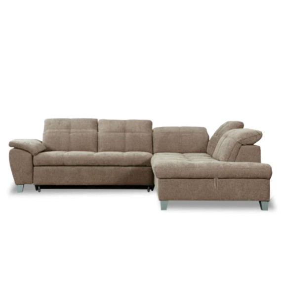 Coltar Extensibil Cu Otoman Mic 5 Locuri, Tetiere Reglabile, 280 Cm