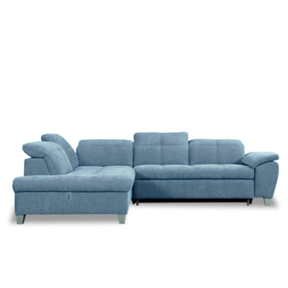 Coltar Extensibil Cu Otoman Mic 5 Locuri, Tetiere Reglabile, 280 Cm