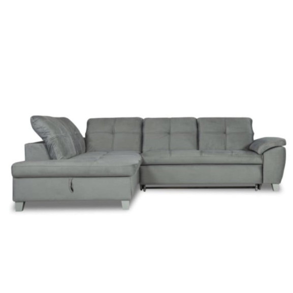 Coltar Extensibil Cu Otoman Mic 5 Locuri, Tetiere Reglabile, 280 Cm