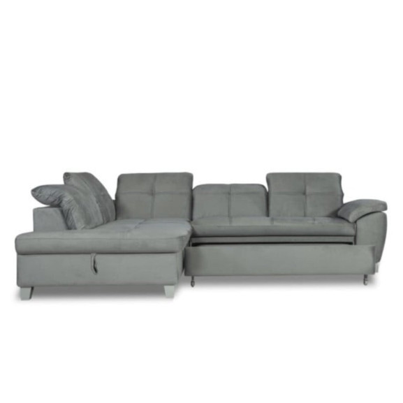 Coltar Extensibil Cu Otoman Mic 5 Locuri, Tetiere Reglabile, 280 Cm