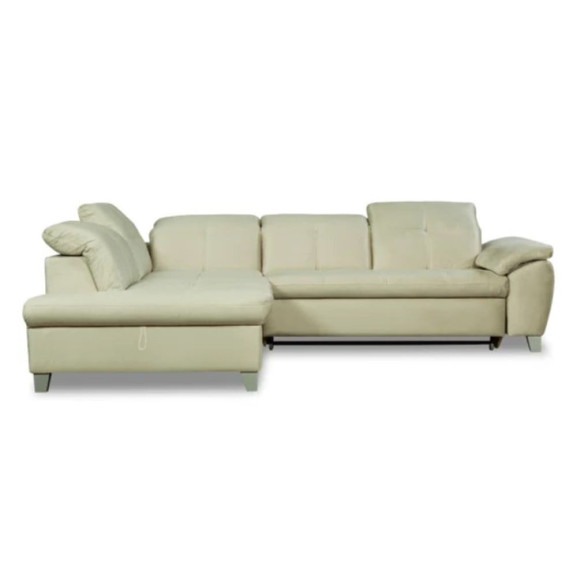 Coltar Extensibil Cu Otoman Mic 5 Locuri, Tetiere Reglabile, 280 Cm