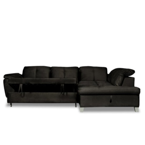 Coltar Extensibil Cu Otoman Mic 5 Locuri, Tetiere Reglabile, 280 Cm