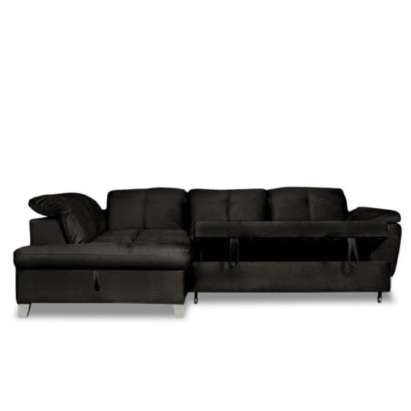 Coltar Extensibil Cu Otoman Mic 5 Locuri, Tetiere Reglabile, 280 Cm