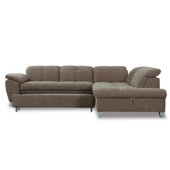 Coltar Extensibil Cu Otoman Mic 5 Locuri, Tetiere Reglabile, 280 Cm