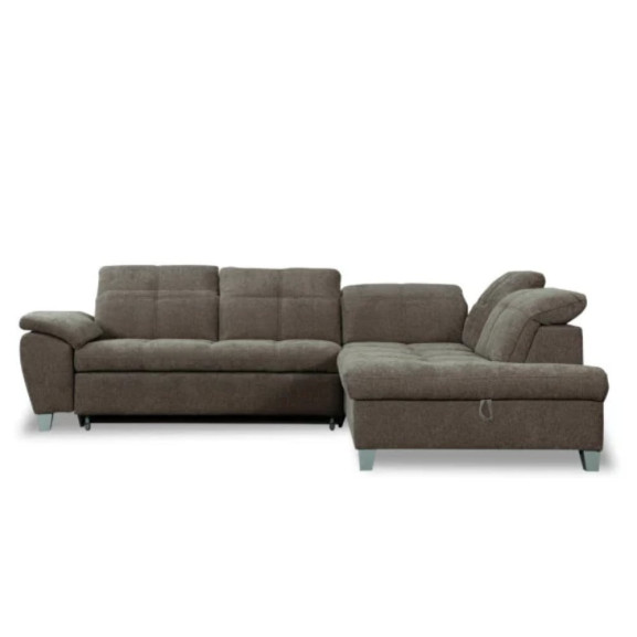 Coltar Extensibil Cu Otoman Mic 5 Locuri, Tetiere Reglabile, 280 Cm