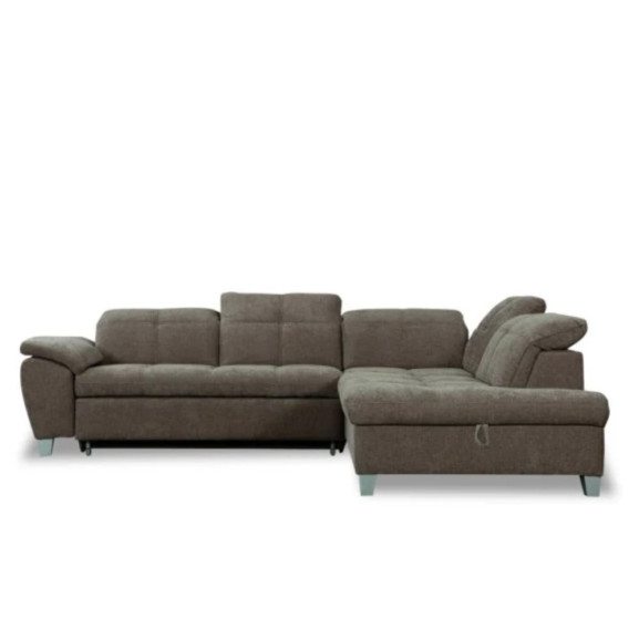 Coltar Extensibil Cu Otoman Mic 5 Locuri, Tetiere Reglabile, 280 Cm