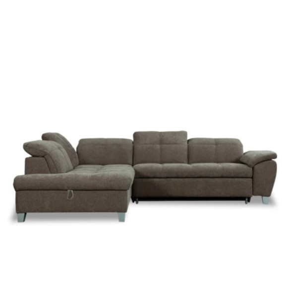 Coltar Extensibil Cu Otoman Mic 5 Locuri, Tetiere Reglabile, 280 Cm