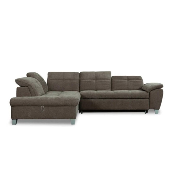 Coltar Extensibil Cu Otoman Mic 5 Locuri, Tetiere Reglabile, 280 Cm