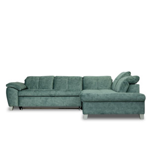 Coltar Extensibil Cu Otoman Mic 5 Locuri, Tetiere Reglabile, 280 Cm