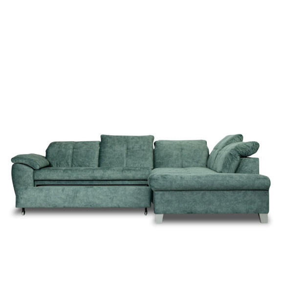 Coltar Extensibil Cu Otoman Mic 5 Locuri, Tetiere Reglabile, 280 Cm