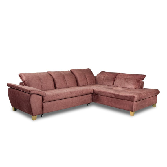 Coltar Extensibil Cu Otoman Mic 5 Locuri, Tetiere Reglabile, 280 Cm