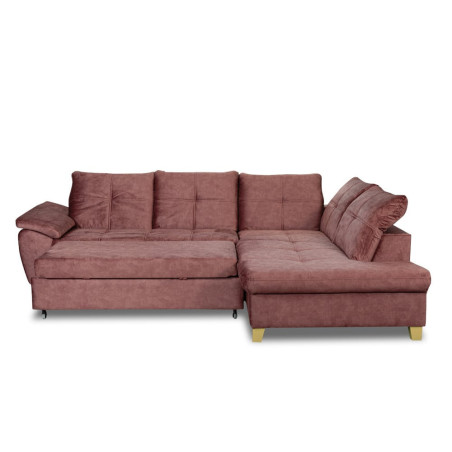 Coltar Extensibil Cu Otoman Mic 5 Locuri, Tetiere Reglabile, 280 Cm-01